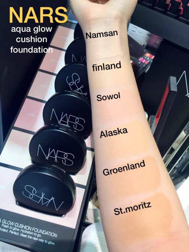 NARS,Aqua GlowCushionFoundation,SPF 23 PA++,Sowol,คุชชั่นฟาวด์เดชั่น,นาร์ส คอสเมติกส์