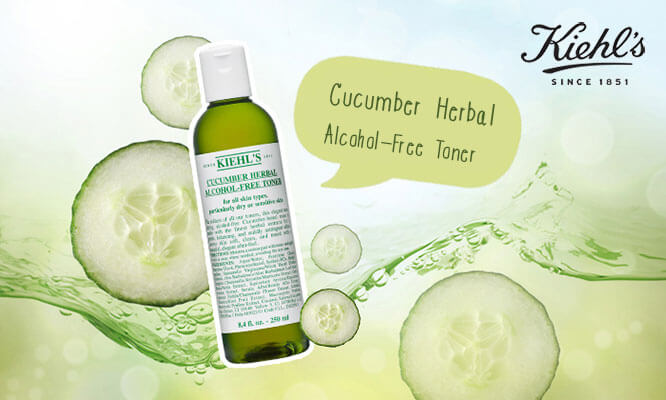 Kiehl's,Cucumber Herbal Alcohal-Free Toner,Cucumber Herbal Alcohal-Free Toner 40 ml,Toner,โทนเนอร์,คิลส์,รีวิว Cucumber Herbal Alcohal-Free Toner