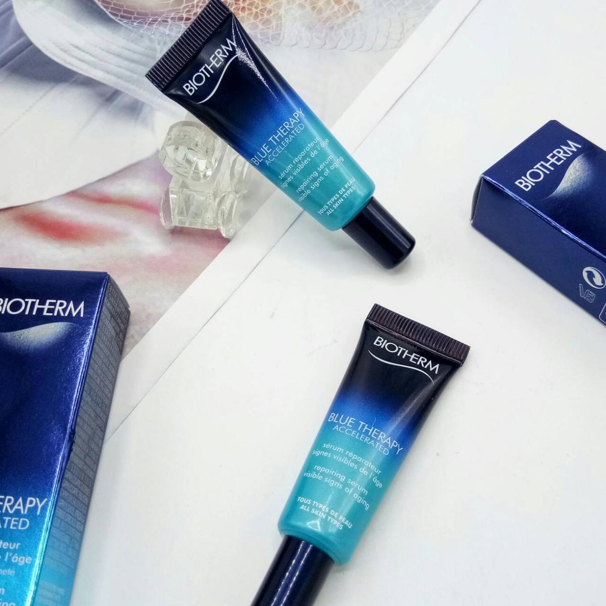 Biotherm , Blue therapy  , accelerated repairing serum , เซรั่มสูตรใหม่ , Algae of Youth , Alaria Esculenta