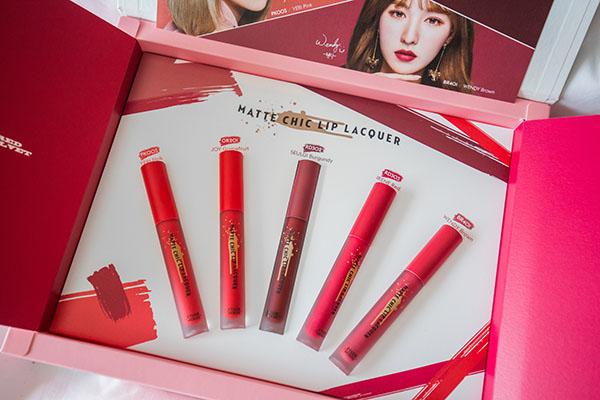 Matte Chic Lip Lacquer #RD302 Seulgi Burgandy 4g