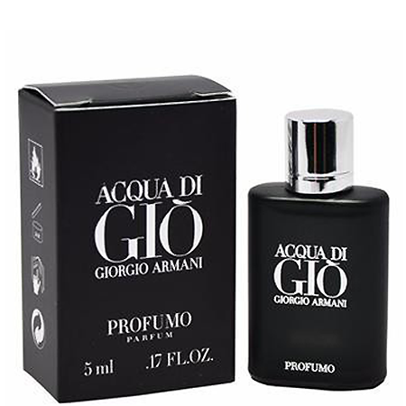 Giorgio Armani Acqua Di Gio PROFUMO Parfum EDP 5ml น้ำหอมผู้ชายที่ได้รับแรงบันดาลใจ จากเกาะภูเขาไฟ กลิ่นหอมระหว่างความเข้มข้นหนักแน่นของภูเขาไฟกับความสดชื่นจากทะเลที่ลุ่มลึก