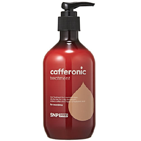 SNP PREP Cafferonic Treatment 310ml ครีมนวดผมสารสกัดจากเมล็ดกาแฟและไฮยาลูโรนิคทั้ง 5 ชนิด แก้ปัญหาผมแห้งเสีย ลดการขาดหลุดร่วงของเส้นผม