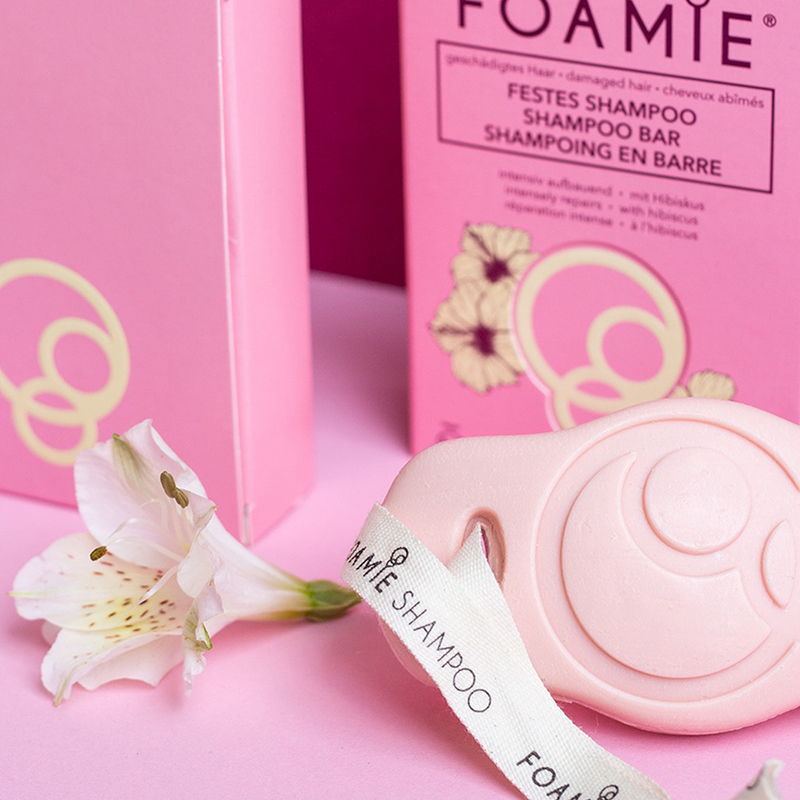Foamie Shampoo Bar Damaged Hair With Hibiscus