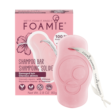 Foamie Shampoo Bar Damaged Hair With Hibiscus