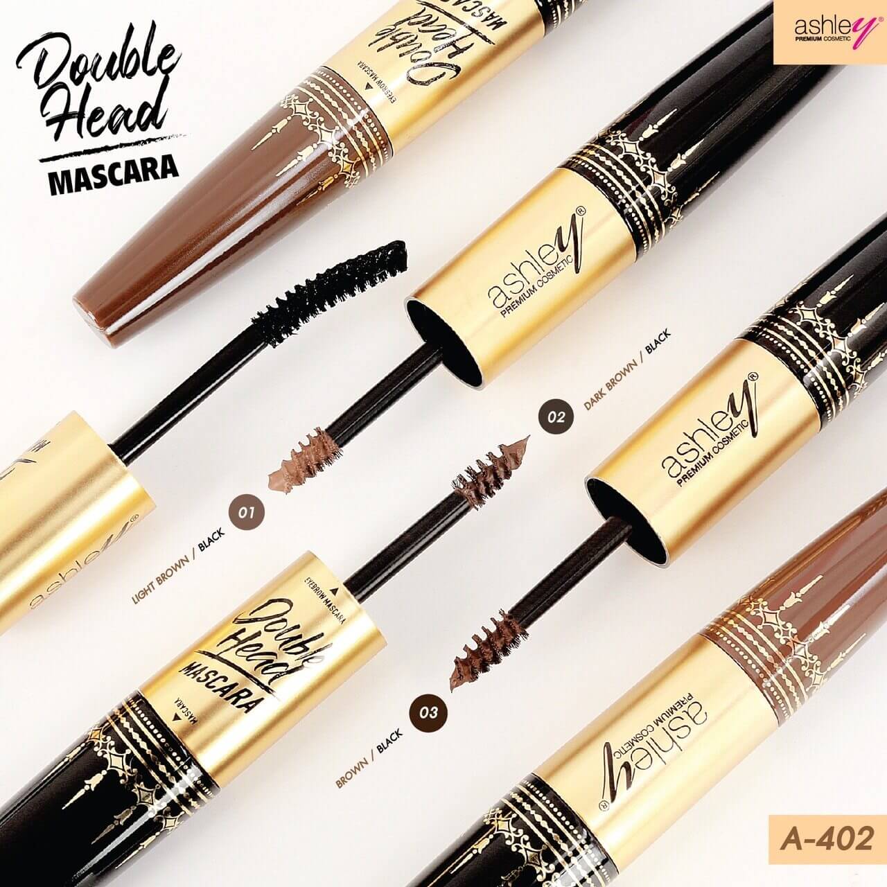 Ashley,Double Head Mascara,Mascara,มาสคาร่า,มาสคาร่าคิ้ว